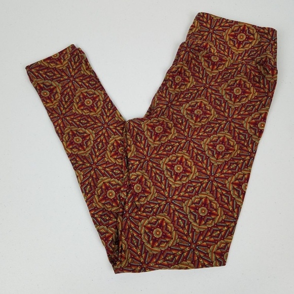 NWOT Lularoe OS Leggings Womens One Size Print - Picture 1 of 3